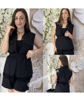Conjunto Amanda Preto Conjunto Amanda Preto